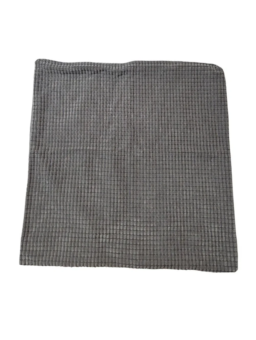 Lot Of 2 Ikea GULLKLOCKA Pillow Cushion Cover 26x26 Gray Chenille Sham Euro